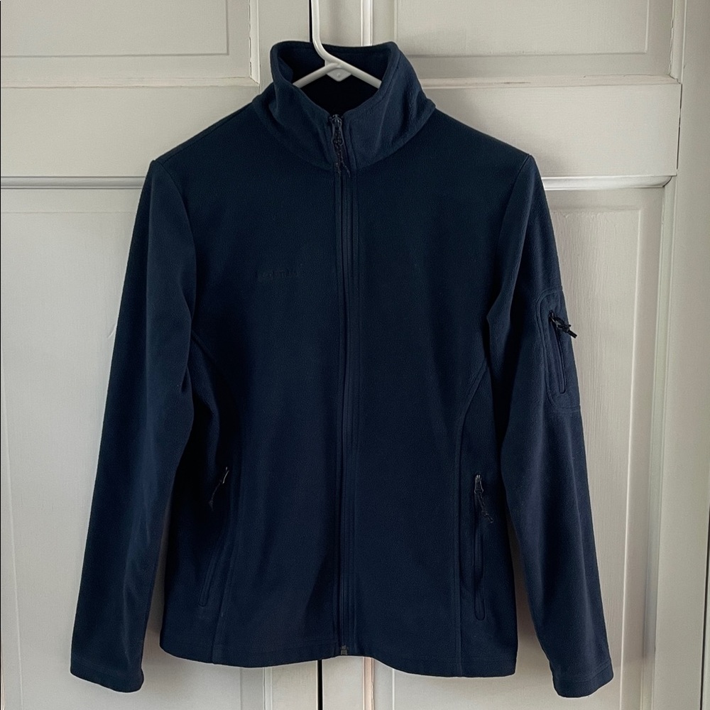 Columbia Dark Blue Women's Full Zip Jacket Fleece Jacket. Size small.